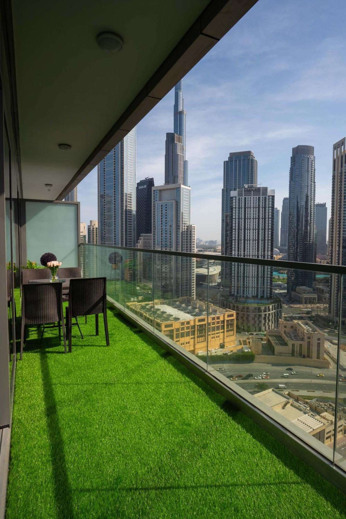 דירות דובאי Burj Khalifa Views 2Br With Infinity Pool Downtown מראה חיצוני תמונה