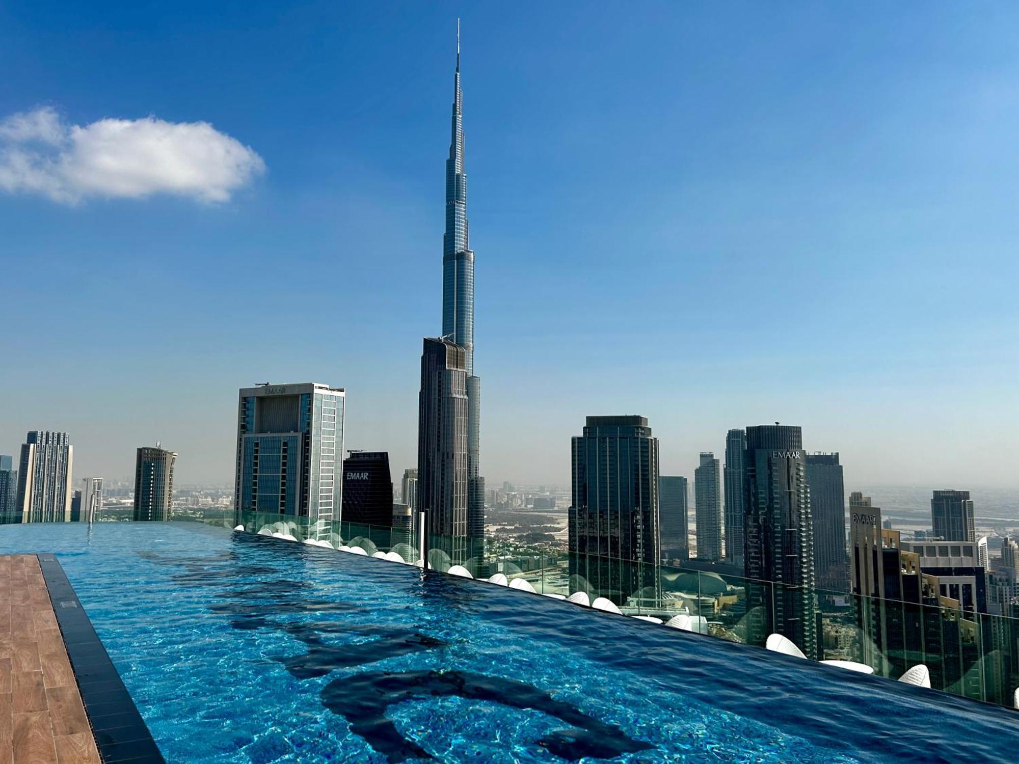 דירות דובאי Burj Khalifa Views 2Br With Infinity Pool Downtown מראה חיצוני תמונה