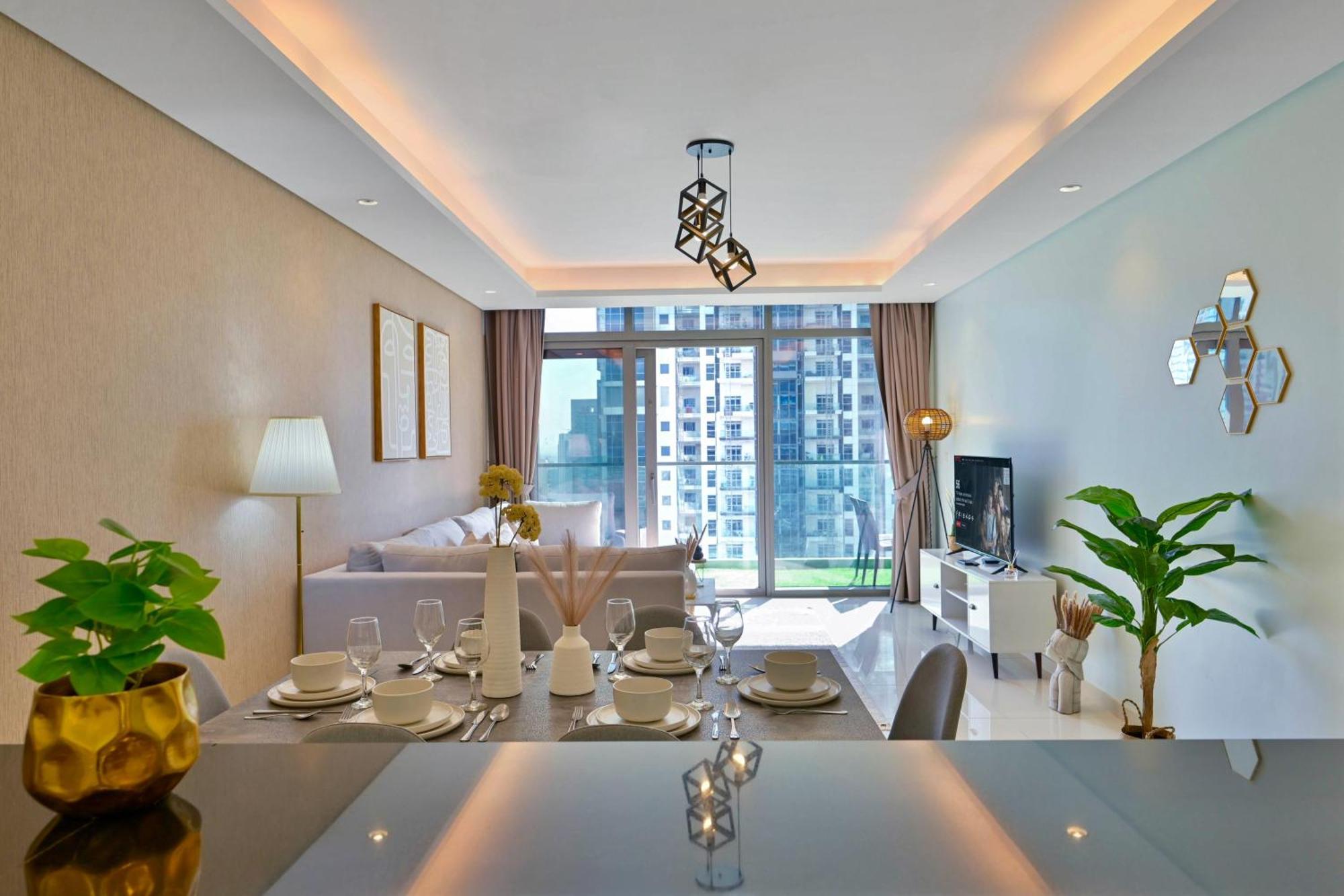 דירות דובאי Burj Khalifa Views 2Br With Infinity Pool Downtown מראה חיצוני תמונה