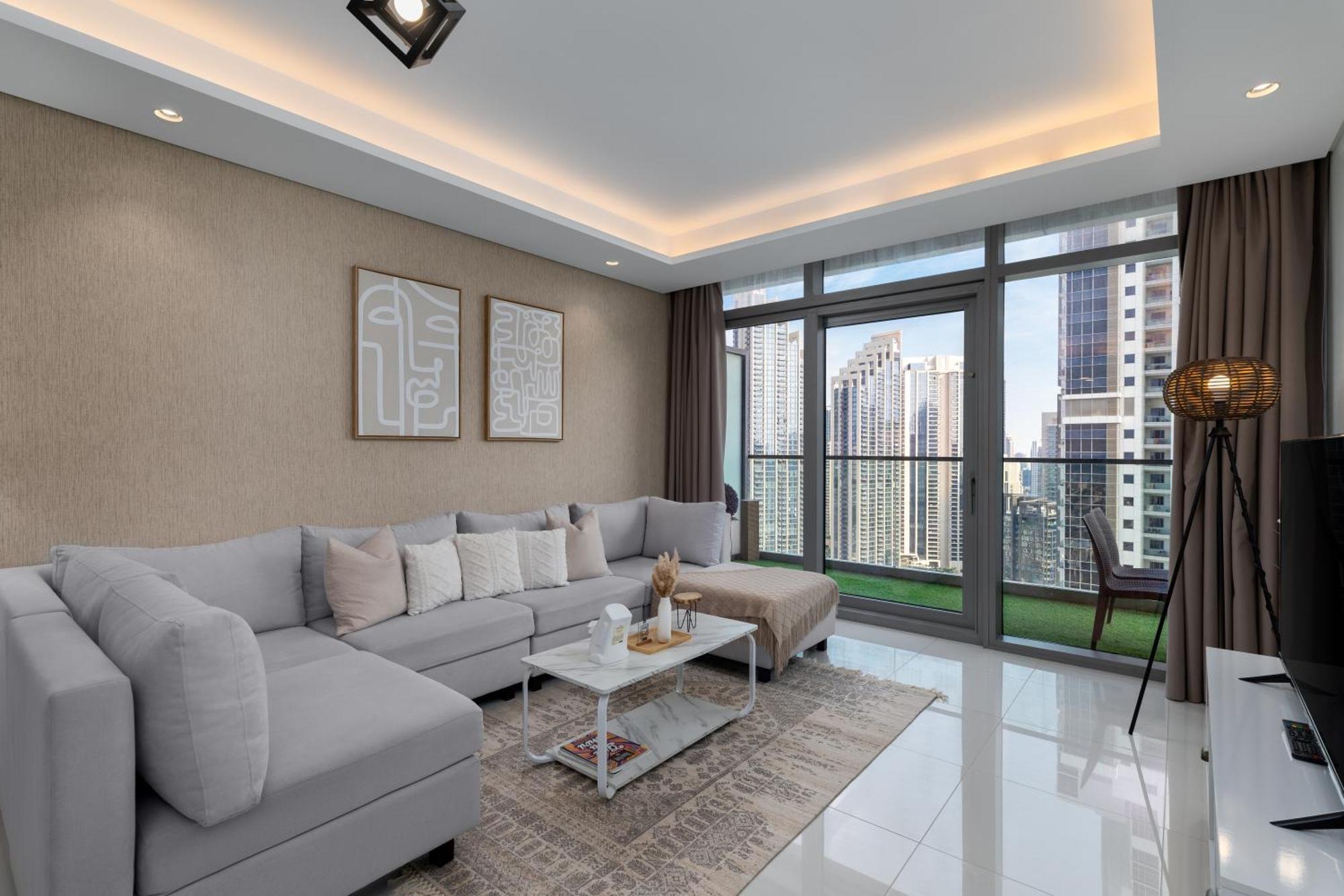 דירות דובאי Burj Khalifa Views 2Br With Infinity Pool Downtown מראה חיצוני תמונה